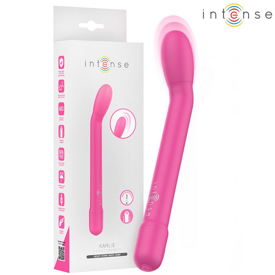INTENSE - KARLIE STIMOLATORE PUNTO G RICARICABILE ROSA INTENSE - KARLIE STIMOLATORE PUNTO G RICARICABILE ROSA