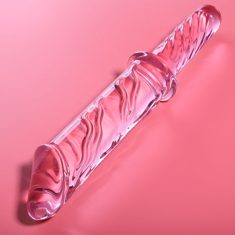 NEBULA SERIES BY IBIZA - MODELLO 24 DILDO IN VETRO BOROSILICATO ROSA 28.5 CM -O- 5 CM NEBULA SERIES BY IBIZA - MODEL 24 DILDO BOROSILICATE GLASS PINK 28.5 CM -O- 5 CM