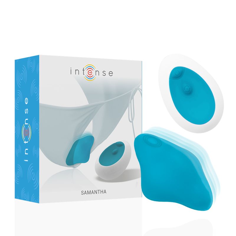 INTENSE - SAMANTHA PANTIE REMOTE CONTROL BLU INTENSE - SAMANTHA PANTIE REMOTE CONTROL BLUE