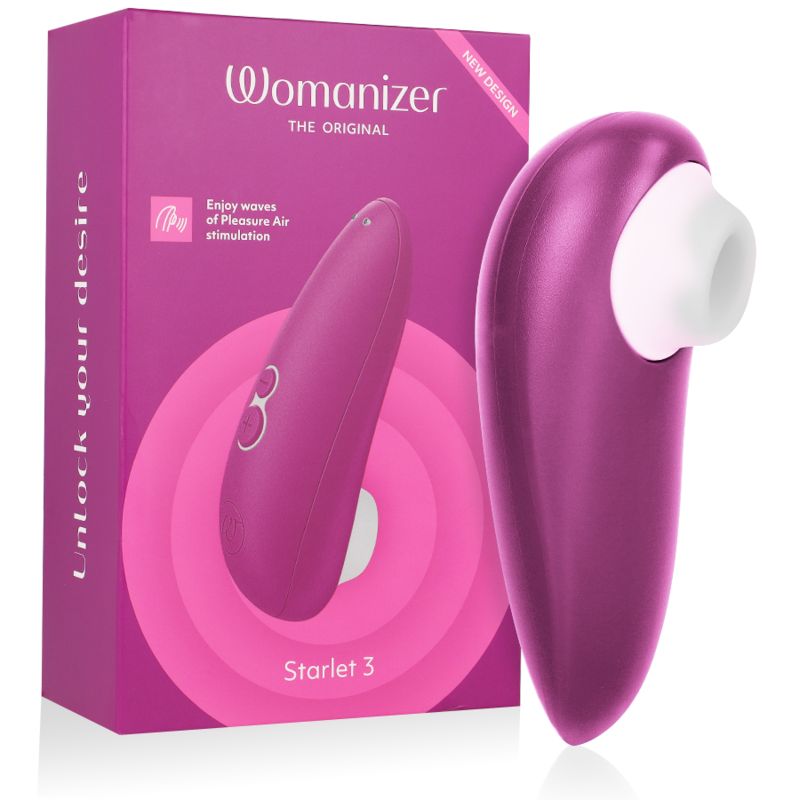 WOMANIZER - STARLET 3 STIMOLATORE CLITORALE VIOLA WOMANIZER - STARLET 3 CLITORAL STIMULATOR VIOLET