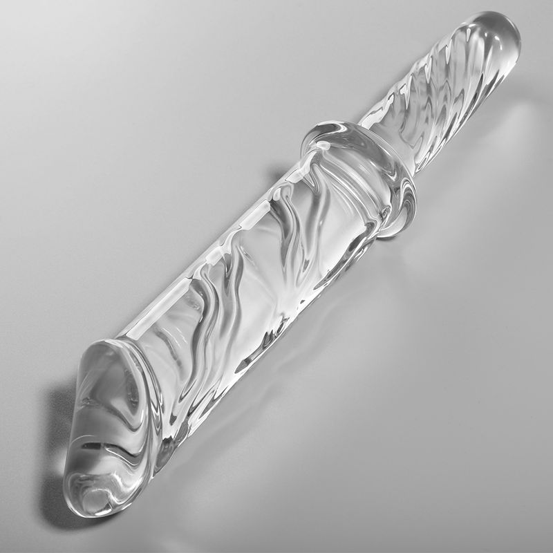 NEBULA SERIES BY IBIZA - MODELLO 24 DILDO IN VETRO BOROSILICATO TRASPARENTE 28.5 CM -O- 5 CM NEBULA SERIES BY IBIZA - MODELLO 24 DILDO IN VETRO BOROSILICATO TRASPARENTE 28.5 CM -O- 5 CM