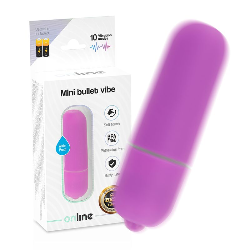 ONLINE - MINI PROIETTORE VIBRANTE LILLA ONLINE - MINI BULLET VIBE PURPLE