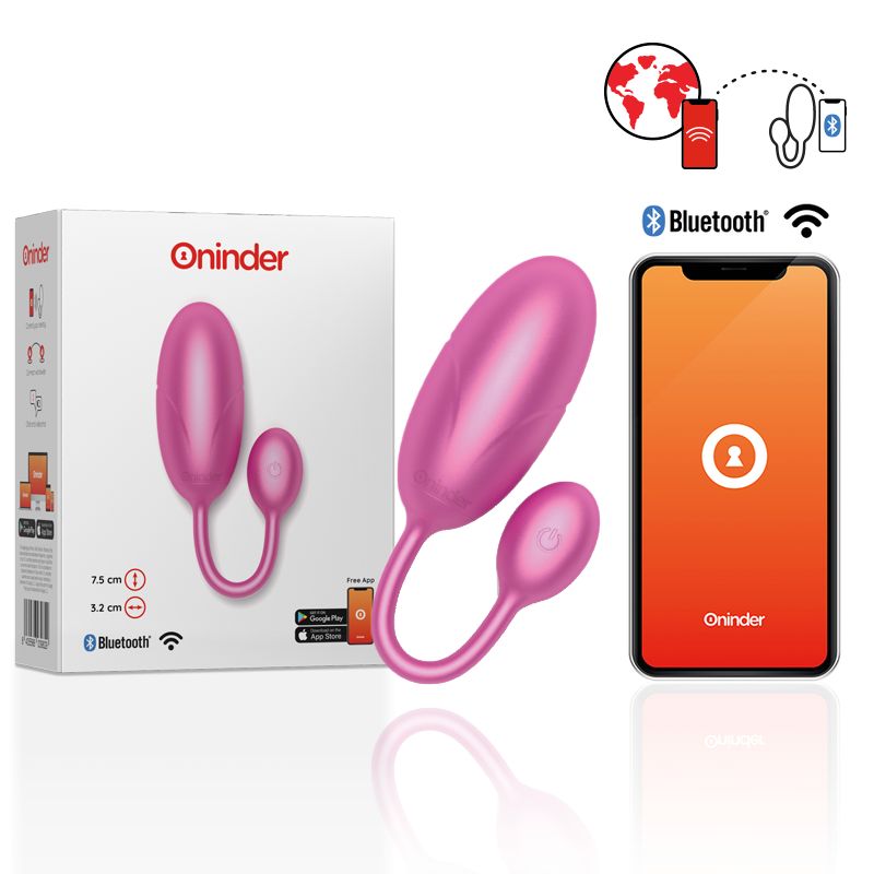 ONINDER - UOVO VIBRANTE TOKYO ROSA 7,5 X 3,2 CM APP GRATUITA ONINDER - UOVO VIBRANTE TOKYO ROSA 7,5 X 3,2 CM APP GRATUITA