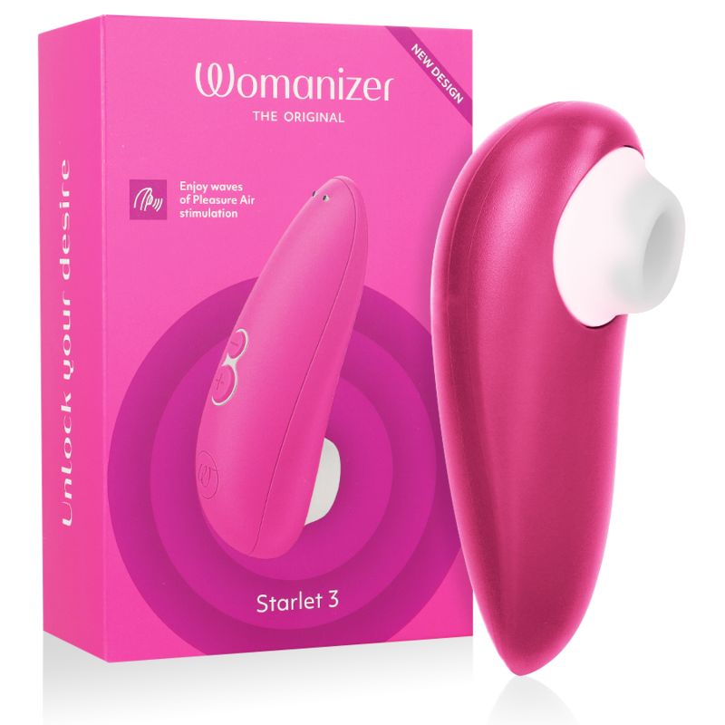 WOMANIZER - STIMOLATORE CLITORALE STARLET 3 ROSA WOMANIZER - STARLET 3 CLITORAL STIMULATOR PINK