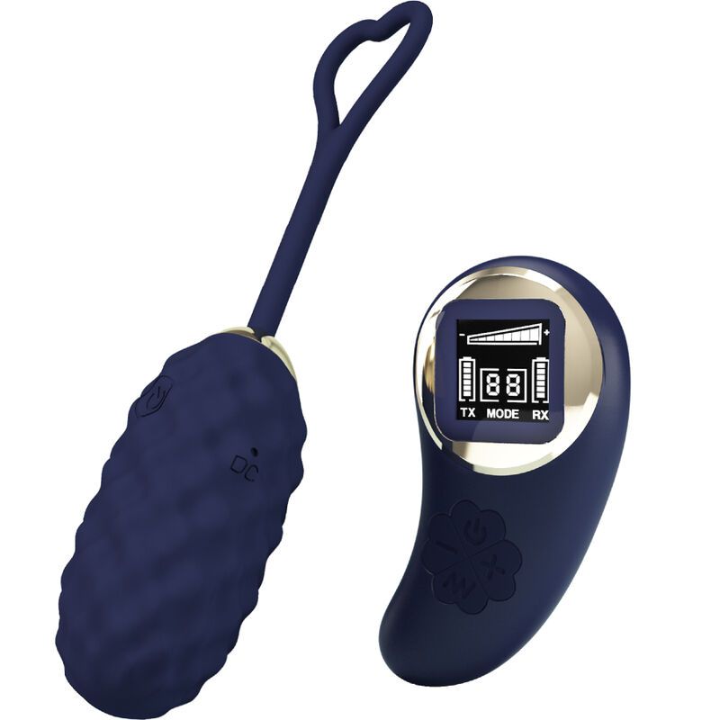 PRETTY LOVE - UOVO VIBRANTE CON TELECOMANDO BLU VIVIAN PRETTY LOVE - VIVIAN BLUE REMOTE CONTROL VIBRATING EGG