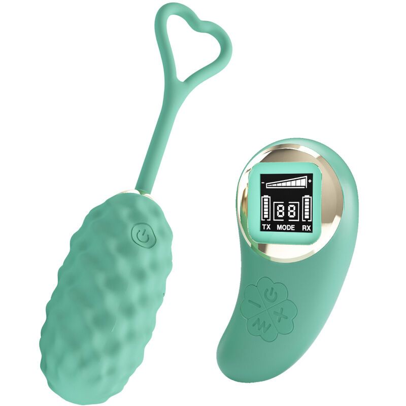 PRETTY LOVE - UOVO VIBRANTE CON TELECOMANDO VERDE VIVIAN PRETTY LOVE - VIVIAN GREEN REMOTE CONTROL VIBRATING EGG