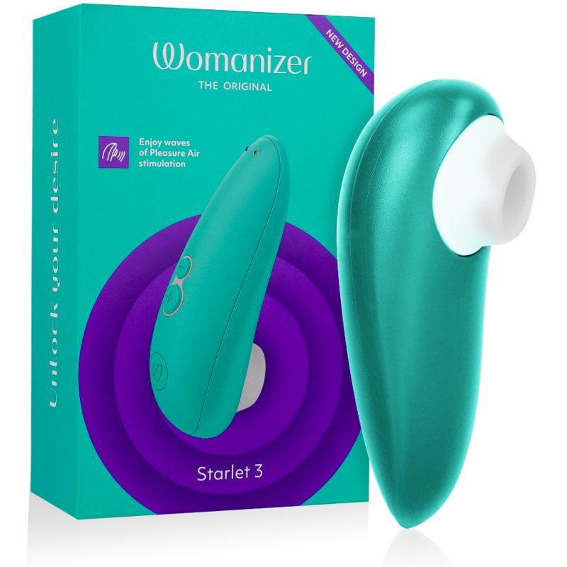 WOMANIZER - STIMOLATORE CLITORALE STARLET 3 TURCHESE WOMANIZER - STIMOLATORE CLITORALE STARLET 3 TURCHESE