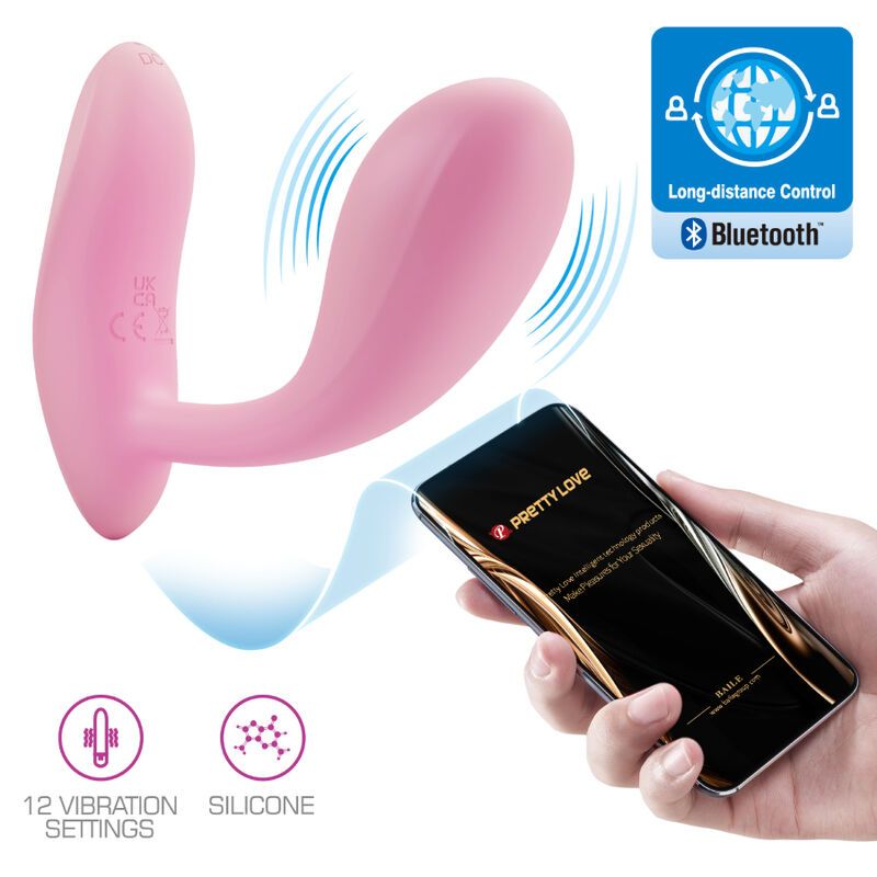 PRETTY LOVE - BAIRD G-SPOT 12 VIBRAZIONI RICARICABILE APP ROSA PRETTY LOVE - BAIRD G-SPOT 12 VIBRATIONS RECHARGEABLE PINK APP