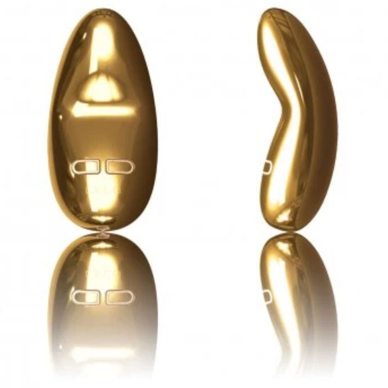 LELO - MASTURBATORE YVA CON VIBRAZIONE ORO LELO - YVA MASTURBATOR WITH GOLD VIBRATION