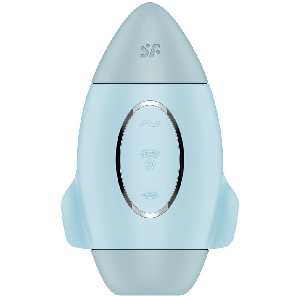 SATISFYER - MISSION CONTROL VIBRATORE PICCOLO BLU A DOPPIO IMPULSO SATISFYER - MISSION CONTROL VIBRATORE PICCOLO BLU A DOPPIO IMPULSO