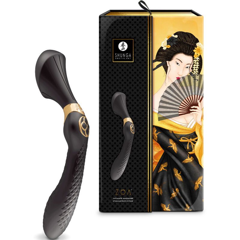 SHUNGA - MASSAGGIATORE INTIMO ZOA NERO SHUNGA - MASSAGGIATORE INTIMO ZOA NERO