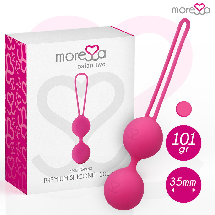 MORESSA - OSIAN DUE SILICONE PREMIUM ROSA MORESSA - OSIAN TWO PREMIUM SILICONE PINK