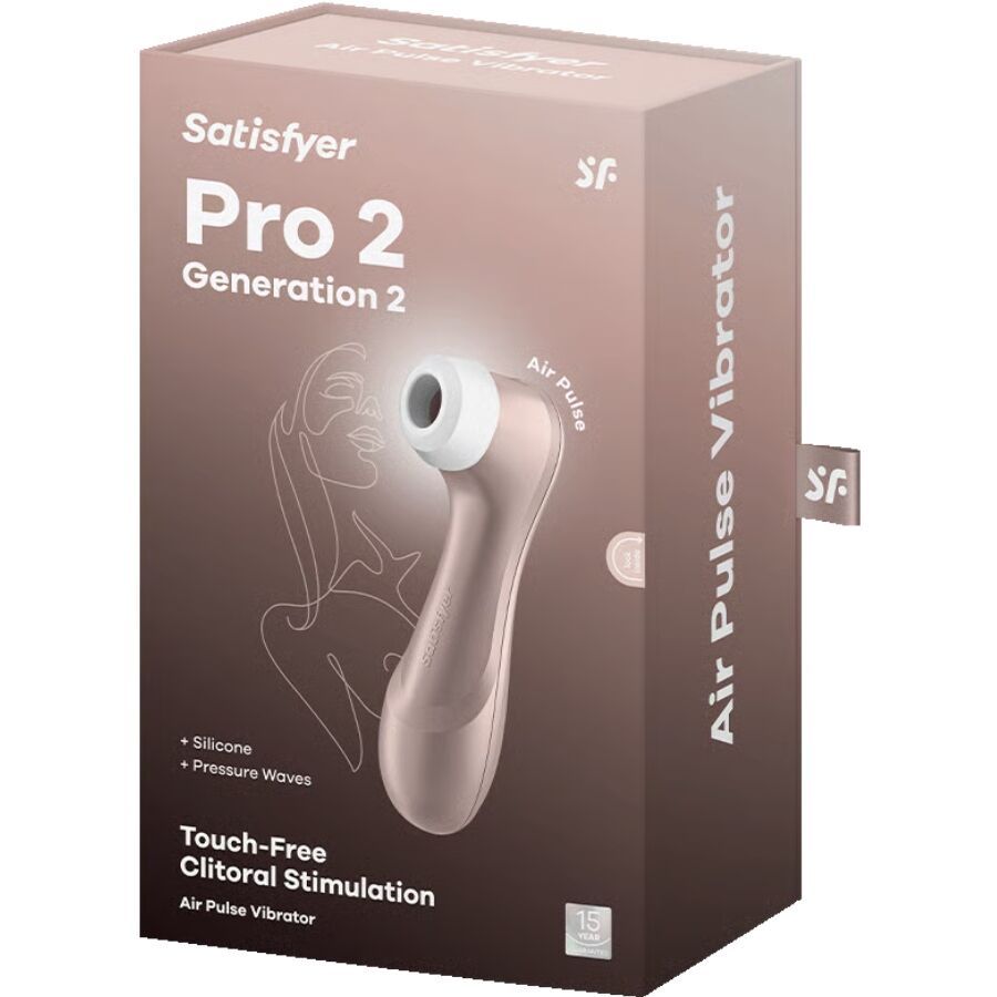 SATISFYER - PRO 2 NUOVA GENERAZIONE VIBRATORE A 2 IMPULSI D'ARIA SATISFYER - PRO 2 NEW GENERATION 2 AIR PULSE VIBRATOR