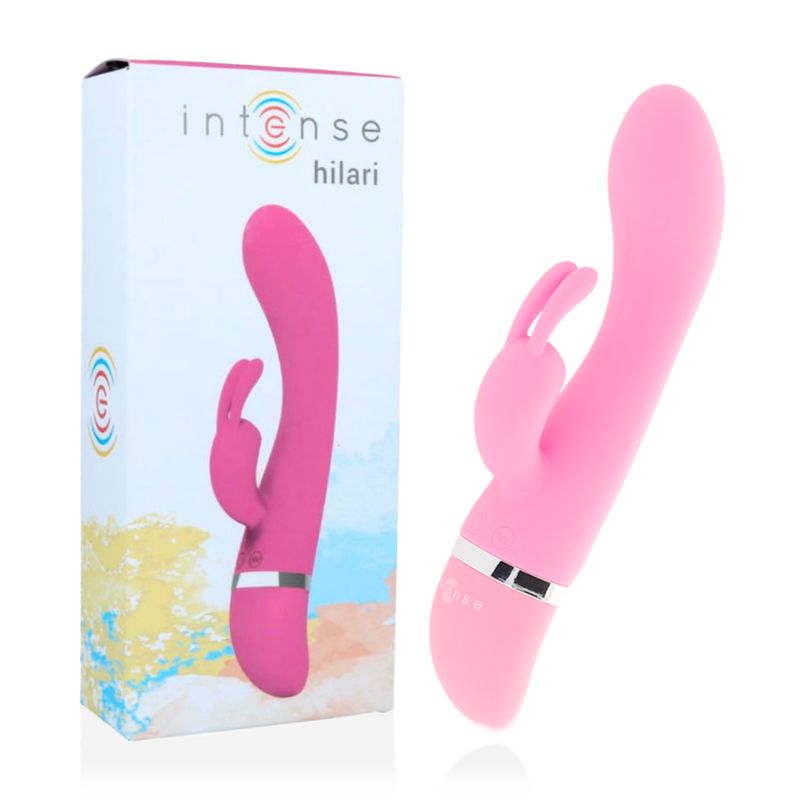 INTENSE - VIBRATORE LUXE IN SILICIO ROSA HILARI INTENSE INTENSE - HILARI PINK SILICON LUXE VIBRATOR