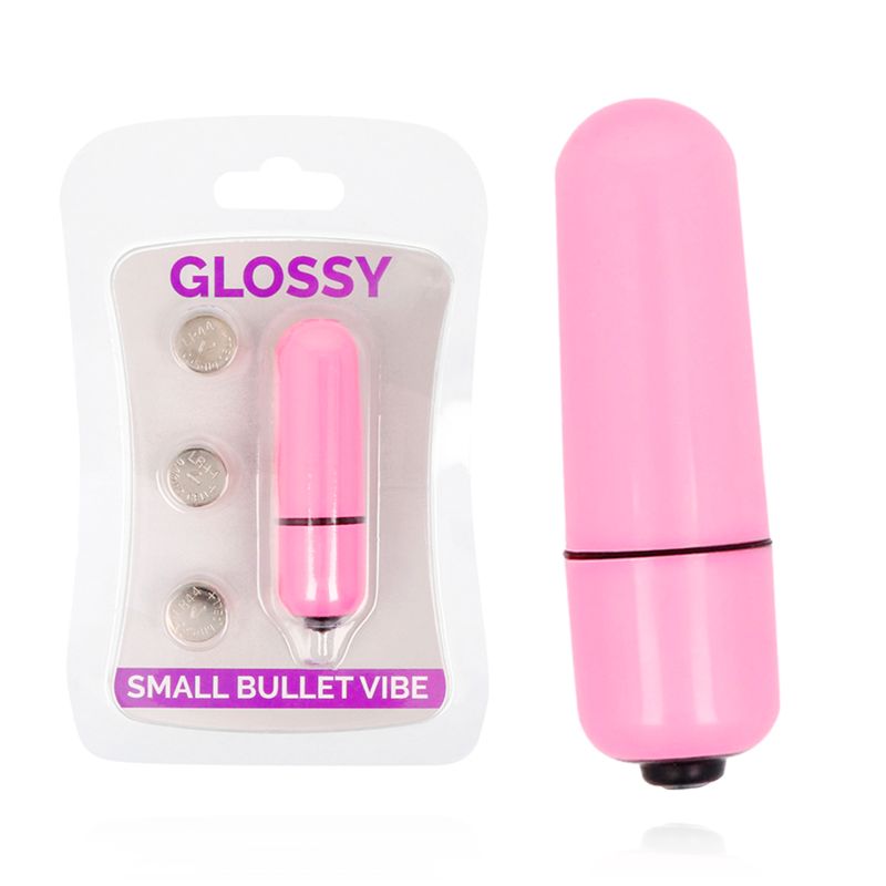 GLOSSY - SMALL BULLET VIBE DEEP ROSE GLOSSY - SMALL BULLET VIBE DEEP ROSE