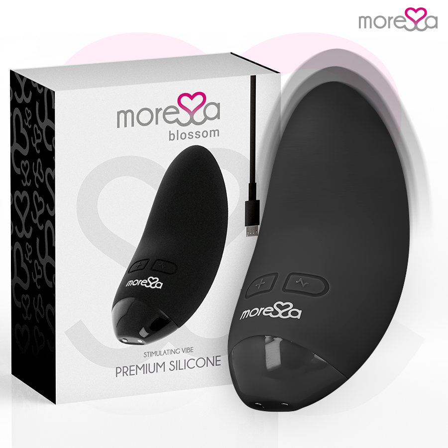 MORESSA - VIBRATORE BLOSSOM NERO MORESSA - BLOSSOM BLACK VIBRATOR