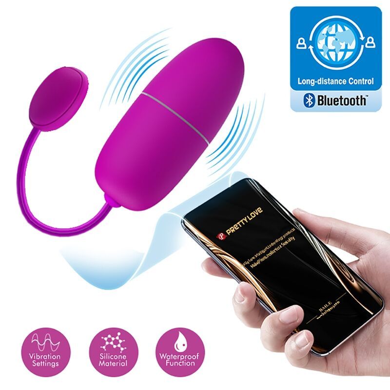 PRETTY LOVE - NINFA UOVO VIBRANTE APP CONTROLLATO VIOLA PRETTY LOVE - NINFA UOVO VIBRANTE APP CONTROLLATO VIOLA