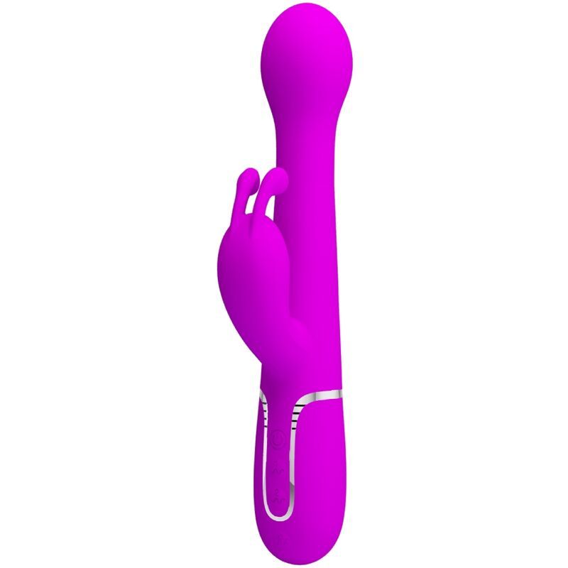 PRETTY LOVE - VIBRATORE DEJON RABBIT 3 IN 1 VIOLA MULTIFUNZIONE PRETTY LOVE - DEJON RABBIT VIBRATOR 3 IN 1 MULTIFUNCTION VIOLET