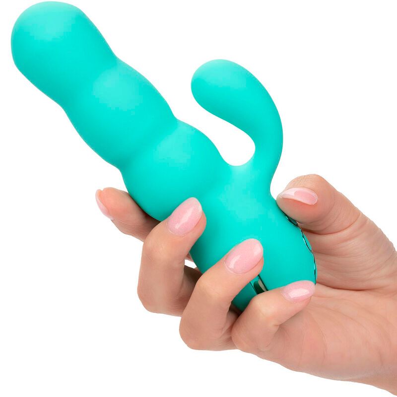 CALEXOTICS - VIBRATORE DEL MAR DIVA RABBIR AQUA GREEN DI CALIFORNIA DREAMING CALEXOTICS - VIBRATORE DEL MAR DIVA RABBIR AQUA GREEN DI CALIFORNIA DREAMING