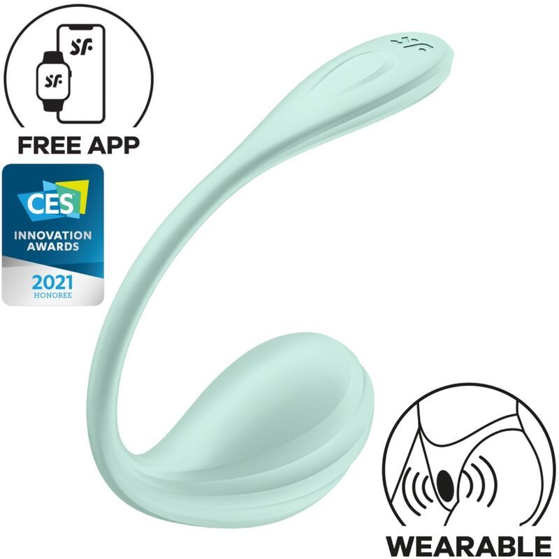 SATISFYER - STIMOLATORE PUNTO G PETALE LISCIO VERDE ACQUA APP GRATUITA SATISFYER - STIMOLATORE PUNTO G PETALE LISCIO VERDE ACQUA APP GRATUITA
