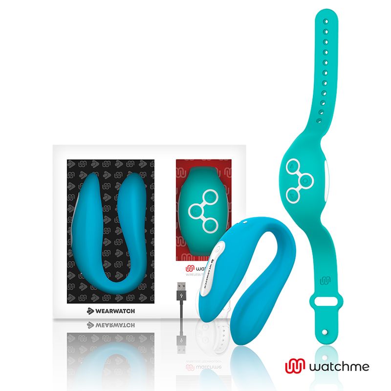 WEARWATCH - VIBRATORE WATCHME A DOPPIA TECNOLOGIA INDIGO/ACQUA DI MARE WEARWATCH - VIBRATORE WATCHME A DOPPIA TECNOLOGIA INDIGO/ACQUA DI MARE