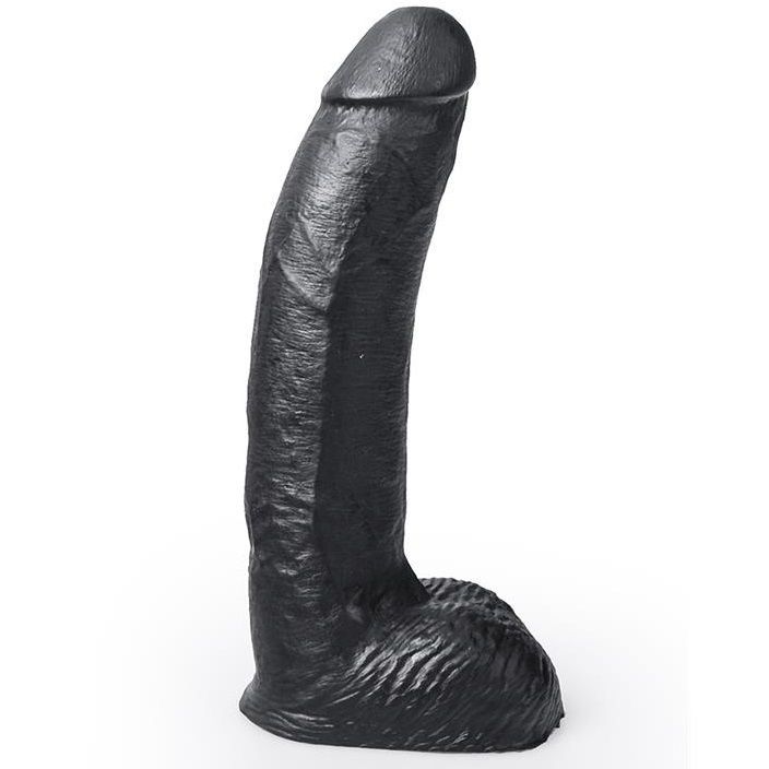 HUNG SYSTEM - DILDO REALISTICO COLORE NERO GEORGE 22 CM HUNG SYSTEM - REALISTIC DILDO BLACK COLOR GEORGE 22 CM