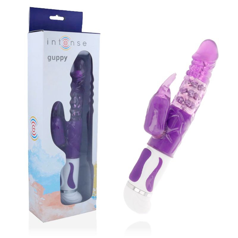 INTENSE - VIBRATORE ROTANTE GUPPY LILLA INTENSE - GUPPY LILAC ROTATOR VIBRATOR