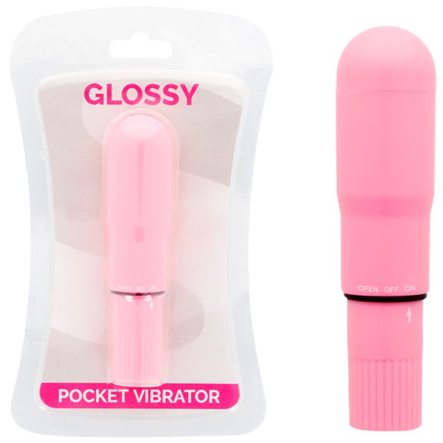 GLOSSY - VIBRATORE TASCABILE ROSA GLOSSY - POCKET VIBRATOR PINK