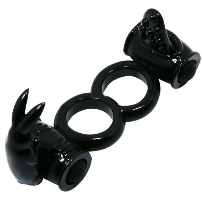 BAILE - ANELLO SWEET ANELLO DOPPIO CON DOPPIO CONIGLIO BAILE - SWEET RING DOUBLE RING WITH DOUBLE RABBIT