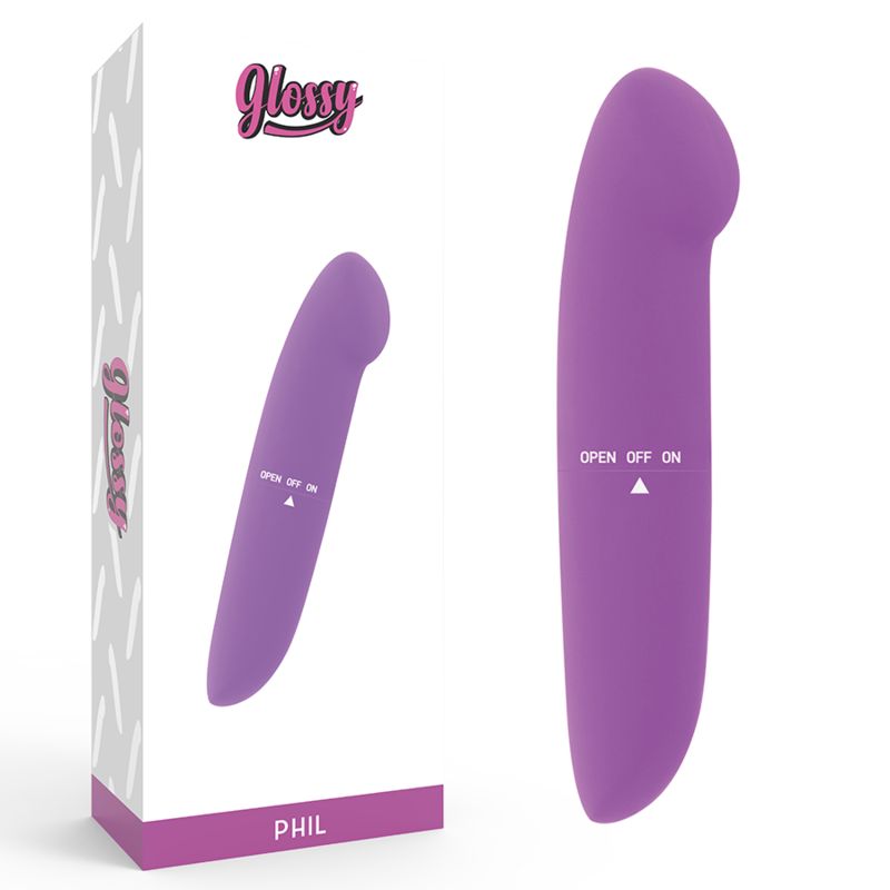 GLOSSY - VIBRATORE PHIL VIOLA GLOSSY - PHIL VIBRATOR PURPLE