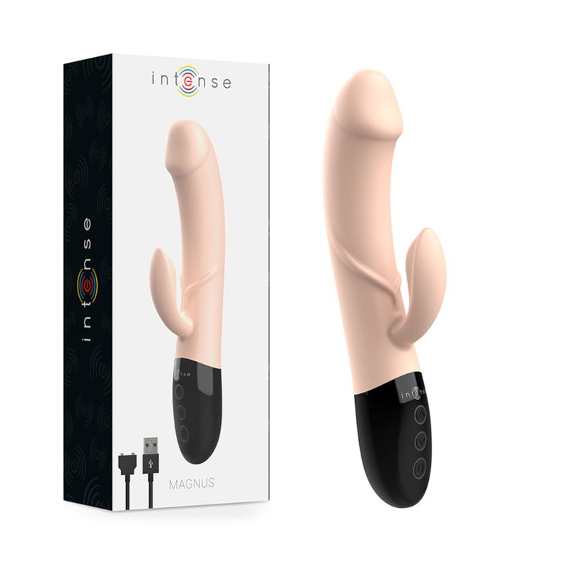 INTENSE - VIBRATORE RICARICABILE MAGNUS DUAL NATURA INTENSE - MAGNUS DUAL NATURAL RECHARGEABLE VIBRATOR