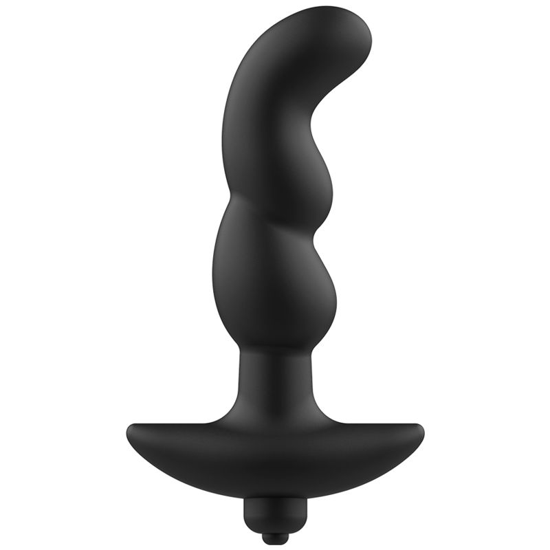 ADDICTED TOYS - MASSAGGIATORE ANALE CON VIBRAZIONE NERA MODELLO 2 ADDICTED TOYS - ANAL MASSAGER WITH BLACK VIBRATION MODEL 2