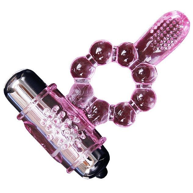 BAILE - ANELLO IN SILICONE 10 RITMI DI LINGUA CON VIBRAZIONE ROSA BAILE - SILICONE RING 10 TONGUE RHYTHMS WITH PINK VIBRATION