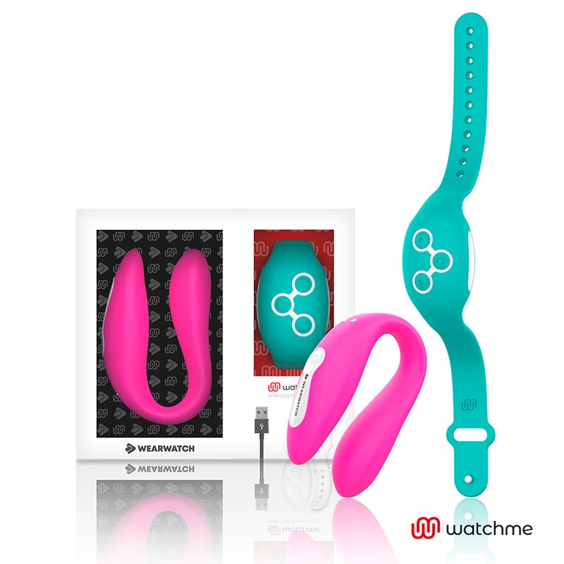 WEARWATCH - VIBRATORE WATCHME A DOPPIA TECNOLOGIA FUCSIA / ACQUA DI MARE WEARWATCH - DUAL TECHNOLOGY WATCHME VIBRATOR FUCHSIA / SEAWATER
