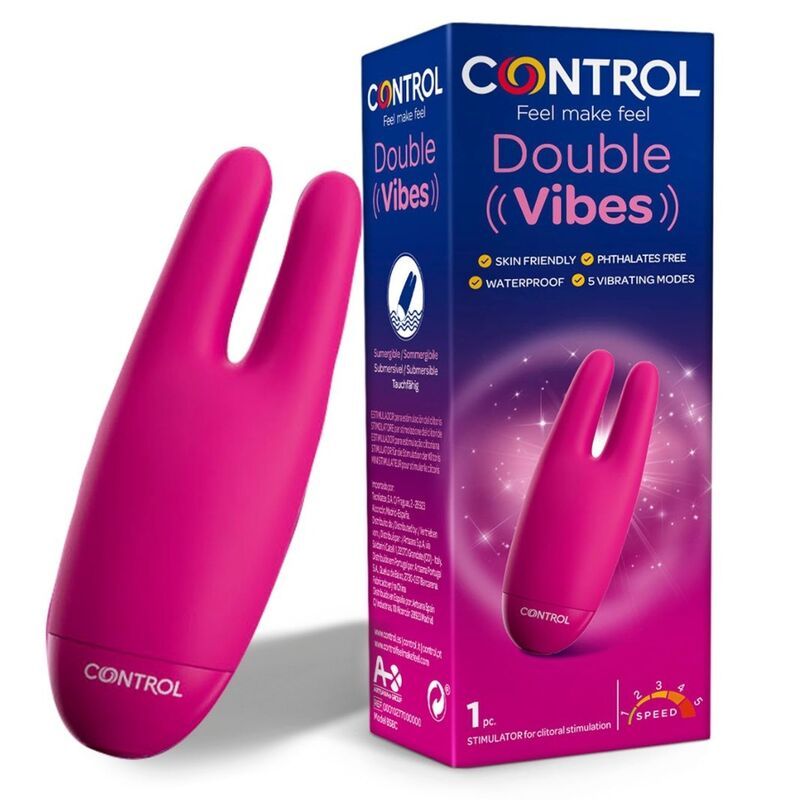 CONTROL - STIMOLATORE DOPPIO VIBES CONTROL - DOUBLE VIBES STIMULATOR