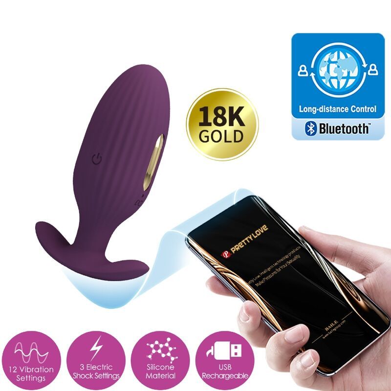 PRETTY LOVE - PLUG ANALE CONTROLLATO DA APP JEFFERSON VIOLA PRETTY LOVE - PLUG ANALE CONTROLLATO DA APP JEFFERSON VIOLA