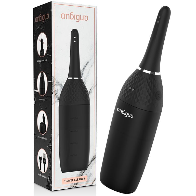 ANBIGUO - PULITORE ANALE AUTOMATICO ULTIMO 5 INTENSITοΏ½ ANBIGUO - ULTIMATE AUTOMATIC ANAL CLEANER 5 INTENSITIES
