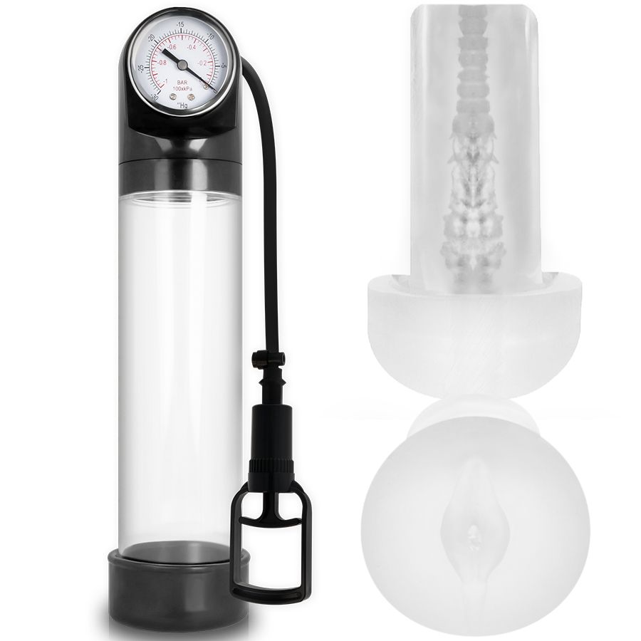 PUMP ADDICTED - RX9 TRASPARENTE CON MASTURBATORE PUMP ADDICTED - RX9 TRANSPARENT WITH MASTURBATOR