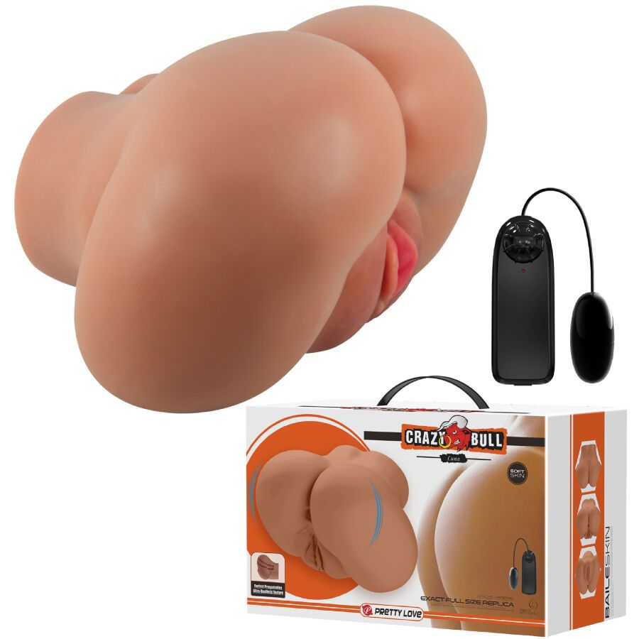 CRAZY BULL - VIBRATORE LUNA CON VAGINA REALISTICA E CONTROLLO ANO REMOTO CRAZY BULL - VIBRATORE LUNA CON VAGINA REALISTICA E CONTROLLO ANO REMOTO
