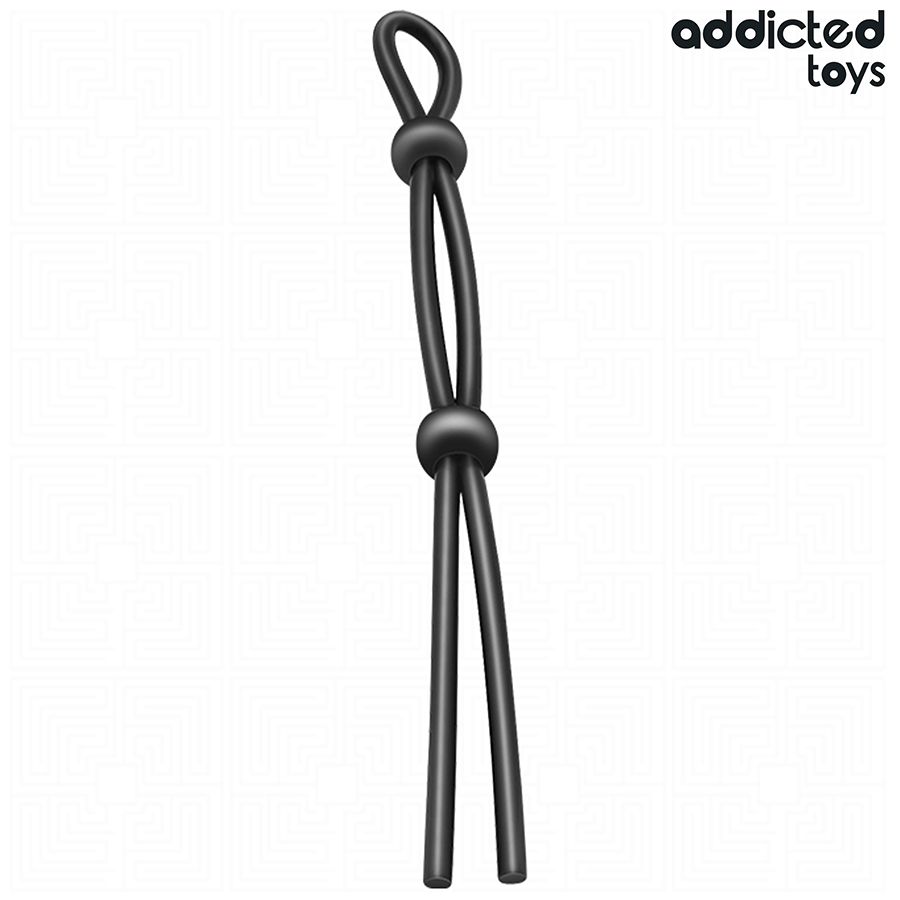 ADDICTED TOYS - CORDA IN SILICONE PER IL PENE A DOPPIO ANELLO ADDICTED TOYS - CORDA IN SILICONE PER IL PENE A DOPPIO ANELLO