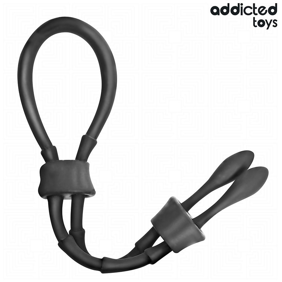 ADDICTED TOYS - CORDA IN SILICONE REGOLABILE PER IL PENE ADDICTED TOYS - ADJUSTABLE SILICONE ROPE FOR THE PENIS