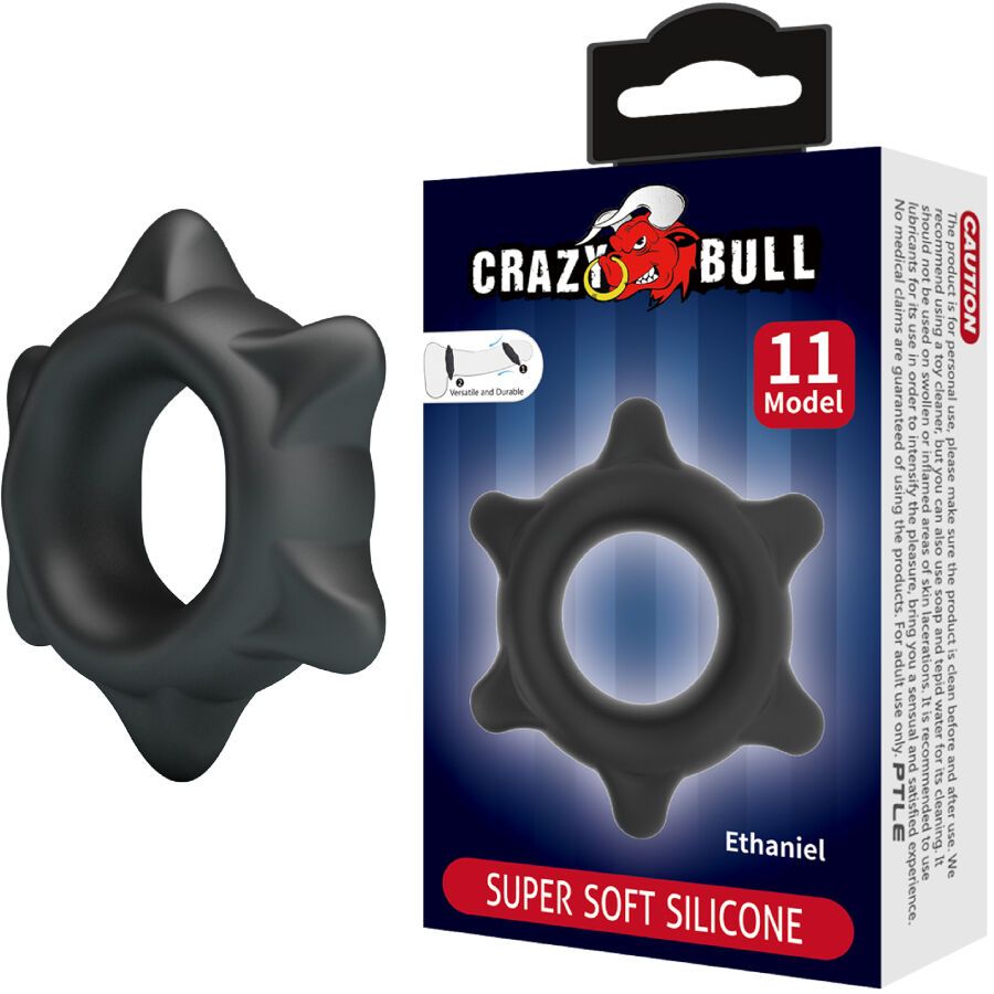 CRAZY BULL - ANELLO IN SILICONE ETHANIEL MODELLO 11 CRAZY BULL - ETHANIEL SILICONE RING MODEL 11