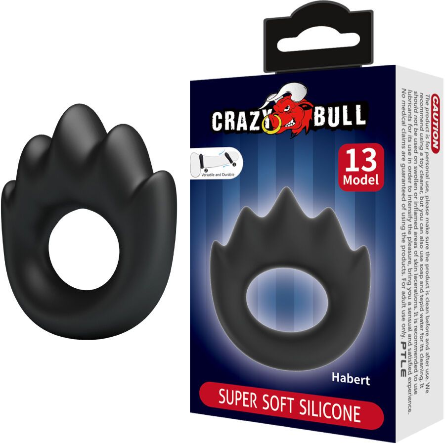 CRAZY BULL - HABERT ANELLO IN SILICONE MODELLO 13 CRAZY BULL - HABERT SILICONE RING MODEL 13