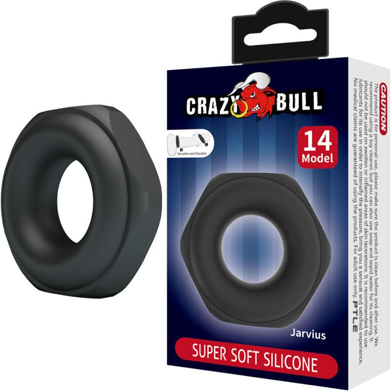 CRAZY BULL - ANELLO IN SILICONE JARVIUS MODELLO 14 CRAZY BULL - JARVIUS SILICONE RING MODEL 14