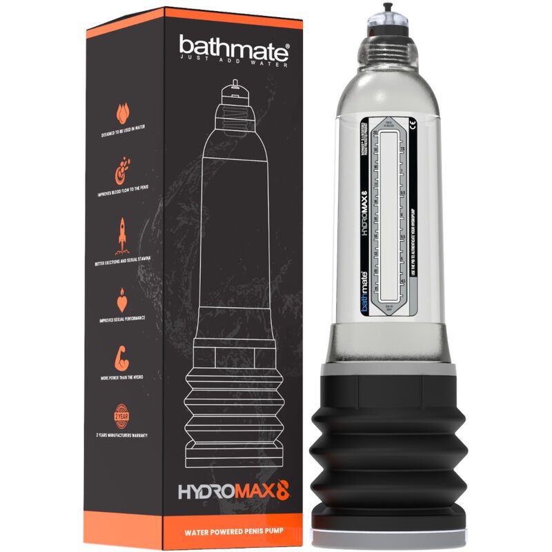 BATHMATE - HYDROMAX 8 TRASPARENTE BATHMATE - HYDROMAX 8 CLEAR