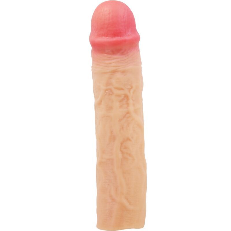 PRETTY LOVE - DEREK GUAINA PER PENE CON ESTENSIONE DA 7,6 CM FLESH PRETTY LOVE - DEREK PENIS SLEEVE WITH 7.6 CM EXTENSION FLESH