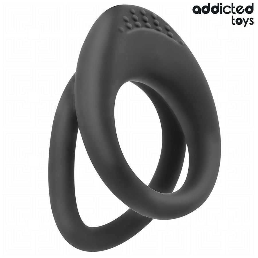 ADDICTED TOYS - ANELLO PER PENE A DOPPIA TEXTURE ADDICTED TOYS - ANELLO PER PENE A DOPPIA TEXTURE