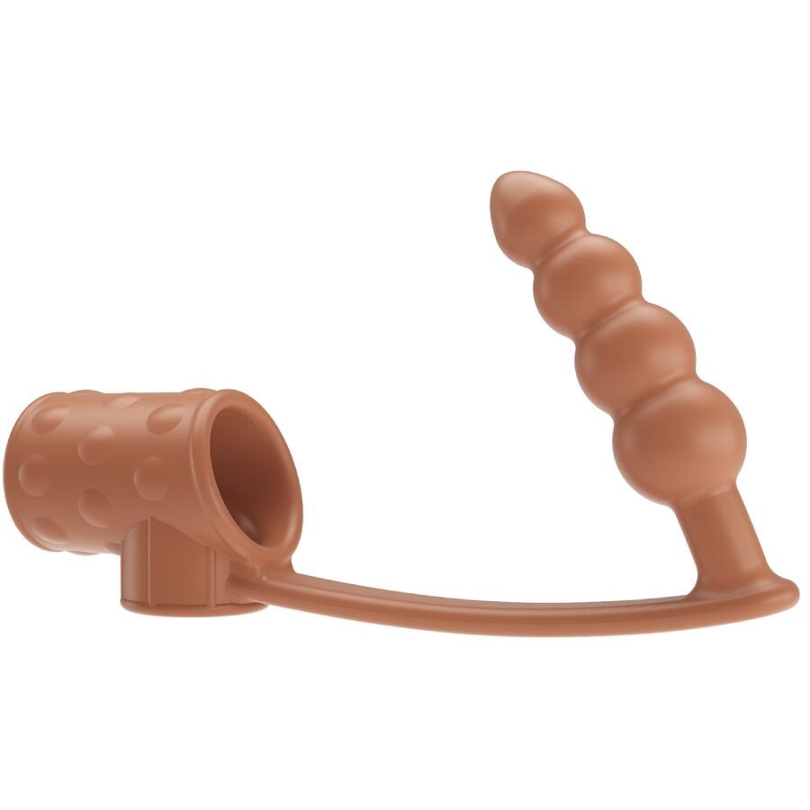 PRETTY LOVE - GUAINA PER PENE CON TAPPO ANALE NATURALE PRETTY LOVE - PENIS SLEEVE WITH ANAL PLUG NATURAL
