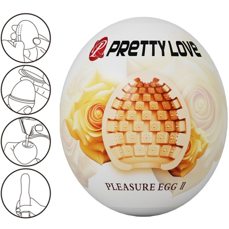 PRETTY LOVE - MASTURBATORE MASCHILE UOVO CARNE PRETTY LOVE - MASTURBATORE MASCHILE UOVO CARNE