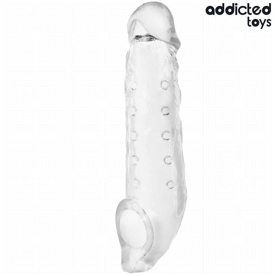 ADDICTED TOYS - ESTENSIONE PENE TRASPARENTE TAGLIA S 23 CM ADDICTED TOYS - ESTENSIONE PENE TRASPARENTE TAGLIA S 23 CM